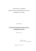 Vjerojatnosna metoda u kombinatorici