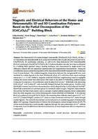 Magnetic and Electrical Behaviors of the Homo- and Heterometallic 1D and 3D Coordination Polymers Based on the Partial Decomposition of the [Cr(C2O4)3]3− Building Block