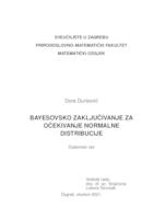 Bayesovsko zaključivanje za očekivanje normalne distribucije