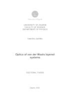 Optics of van der Waals layered systems