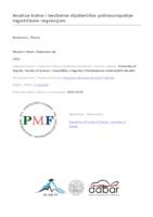 Analiza bolne i bezbolne dijabetičke polineuropatije logističkom regresijom