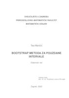 Bootstrap metoda za pouzdane intervale