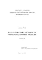 Bayesovsko zaključivanje za proporciju binomne razdiobe