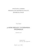 p-adski brojevi i algebarska proširenja