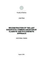 Reconstruction of the Last Eukaryotic Common Ancestor
 by cladistic and phylogenetic approach