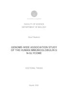 GENOME-WIDE ASSOCIATION STUDY OF THE HUMAN
 IMMUNOGLOBULIN G N-GLYCOME