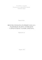 Biostratigrafija fliških naslaga Pazinskog bazena temeljem vapnenačkog nanoplanktona