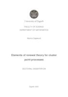 Elements of renewal theory for cluster point processes