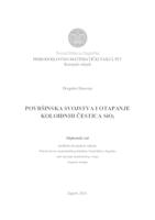 Površinska svojstva i otapanje koloidnih čestica SiO2