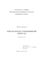 Web-aplikacije u programskom jeziku Go