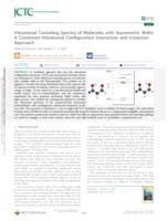 Vibrational Tunneling Spectra of Molecules with Asymmetric Wells: A Combined Vibrational Configuration Interaction and Instanton Approach