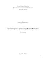 Farmakogeni u populaciji Roma Hrvatske