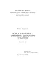 Učenje s potporom u optimalnom oblikovanju struktura