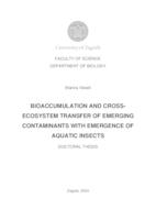 Bioaccumulation and cross-ecosystem transfer of emerging contaminants with emergence of aquatic insects