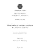 Classification of boundary conditions for Freidrichs systems