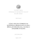 Učinci spolnih hormona na ekspresiju izmjenjivača klora i mravlje kiseline (Cfex, Slc26a6) u organima štakora