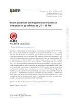 Charm production and fragmentation fractions at midrapidity in pp collisions at √s=13 TeV