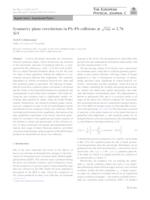 Symmetry plane correlations in Pb–Pb collisions at √𝑠NN=2.76 TeV