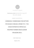 Kemokini i kemokinski receptori povezani s imunološkim Th1 i Th2 odgovorom na infekciju respiratornim sincicijskim virusom (RSV)