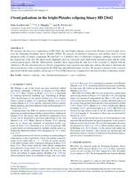 δ Scuti pulsations in the bright Pleiades eclipsing binary HD 23642