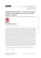 Charged-particle production as a function of the relative transverse activity classifier in pp, p–Pb, and Pb–Pb collisions at the LHC