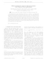 Odderon mechanism for transverse single spin asymmetry in the Wandzura-Wilczek approximation