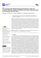 DC Transport and Magnetotransport Properties of the 2D Isotropic Metallic System with the Fermi Surface Reconstructed by the Charge Density Wave