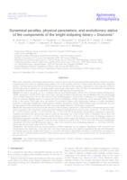 Dynamical parallax, physical parameters, and evolutionary status of the components of the bright eclipsing binary α Draconis