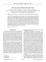 Microscopic analysis of induced nuclear fission dynamics