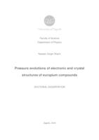 Pressure evolutions of electronic and crystal structures of europium compounds