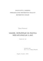 Vaadin, okruženje za razvoj web aplikacija u Javi