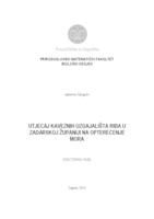 Utjecaj kaveznih uzgajališta riba u Zadarskoj županiji na opterećenje mora