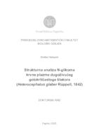 Strukturna analiza N-glikoma krvne plazme dugoživućeg golokrtičastoga štakora (Heterocephalus glaber Rüppell, 1842)