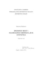 Brownov most i Kolmogorov-Smirnovljeva statistika