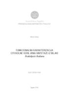 Funkcionalna karakterizacija citosolne seril-tRNA-sintetaze iz biljke Arabidopsis thaliana  