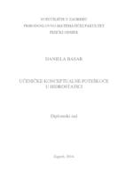 Učeničke konceptualne poteškoće u hidrostatici