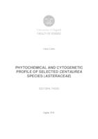 Fitokemijski i citogenetski profil odabranih biljaka roda Centaurea (Asteraceae)