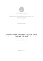 Vibracijska dinamika i struktura organosilana