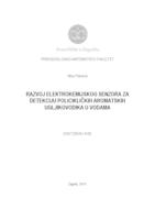 Razvoj elektrokemijskog senzora za detekciju policikličkih aromatskih ugljikovodika u vodama