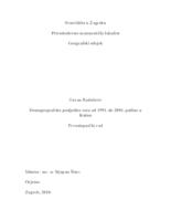 Demogeografske posljedice rata 1991. - 1995. godine u Kninu