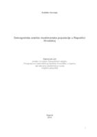 Demografska analiza muslimanske populacije u Republici Hrvatskoj