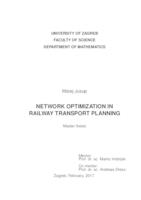 Network optimization in railway transport planning