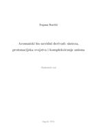 Aromatski bis-ureidni derivati: sinteza, protonacijska svojstva i kompleksiranje aniona