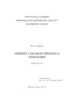 Važnost i zalihost bridova u grafovima