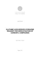 Hidrazino-derivat glutaminske kiseline za derivatizaciju karbonilnih spojeva