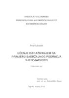 Učenje istraživanjem na primjeru sadržajnog područja vjerojatnosti