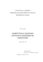 Asimptotska razdioba statistika baziranih na rangovima