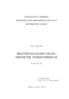 Multirezolucijski valići i diskretne transformacije