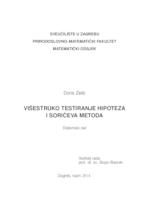 Višestruko testiranje hipoteza i Sorićeva metoda