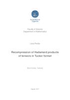 Recompression of Hadamard products of tensors in Tucker format